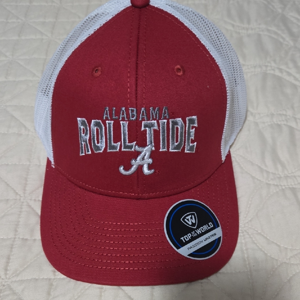 Top of the World Alabama Crimson and White Hat